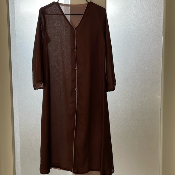 Nice abaya, double color - Picture 1 of 5